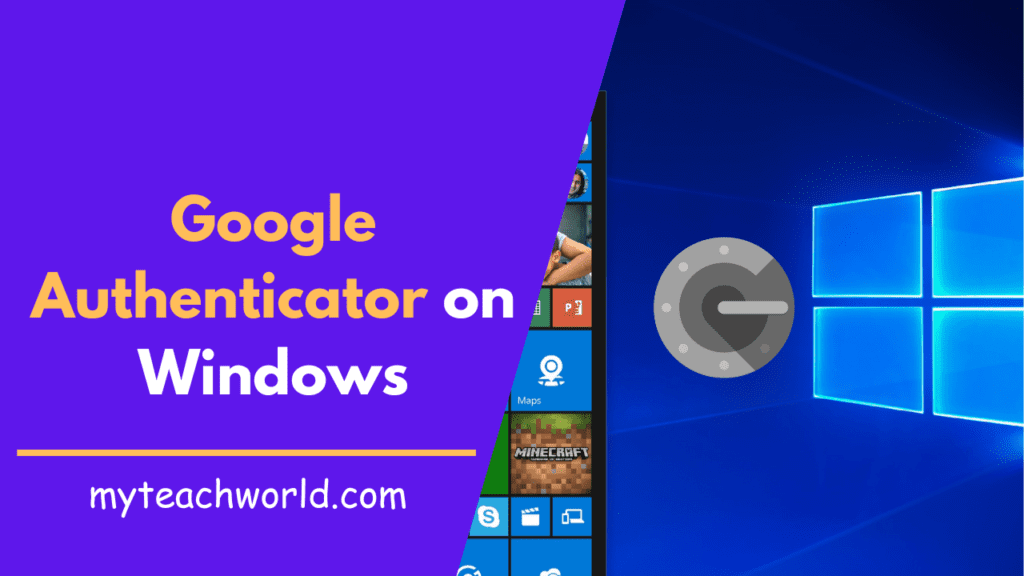 Secure lock on a Windows background, symbolizing enhanced digital security with Google Authenticator.