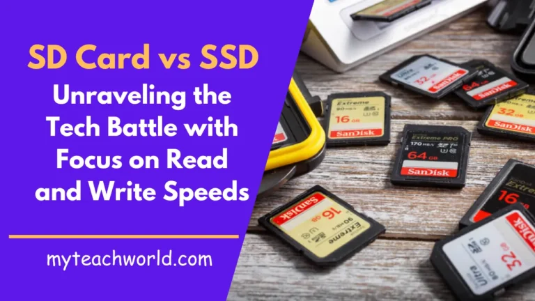 SD Card vs SSD: Unraveling the Tech Battle with Focus on Read and Write Speeds